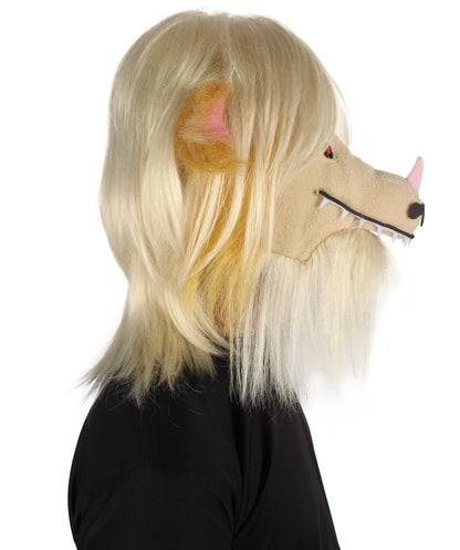 Unisex Unicorn Demon Blonde Doggy Mask