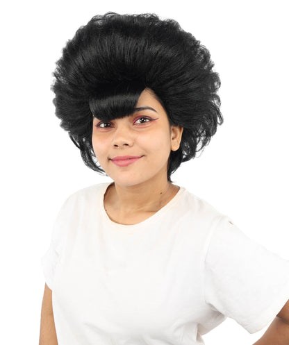 Women's Voluminous Retro Wig | Multiple Color Options, create of synthetic fiber, teased curly volume, breathable capless cap | Party, Halloween, theater, drag, performance, costume events