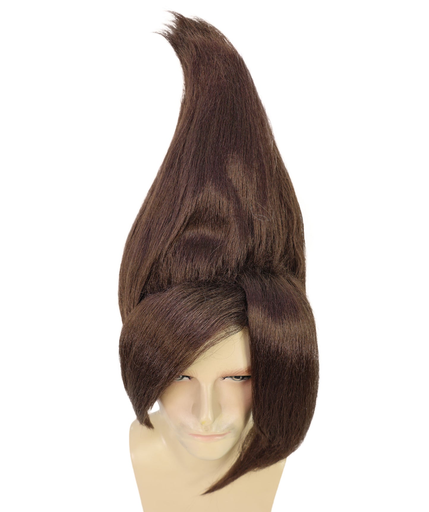 HPO Adult Men's Tv Musical Movie Troll Spiked Wig | Multicolor Options | Flame-retardant Synthetic Fiber