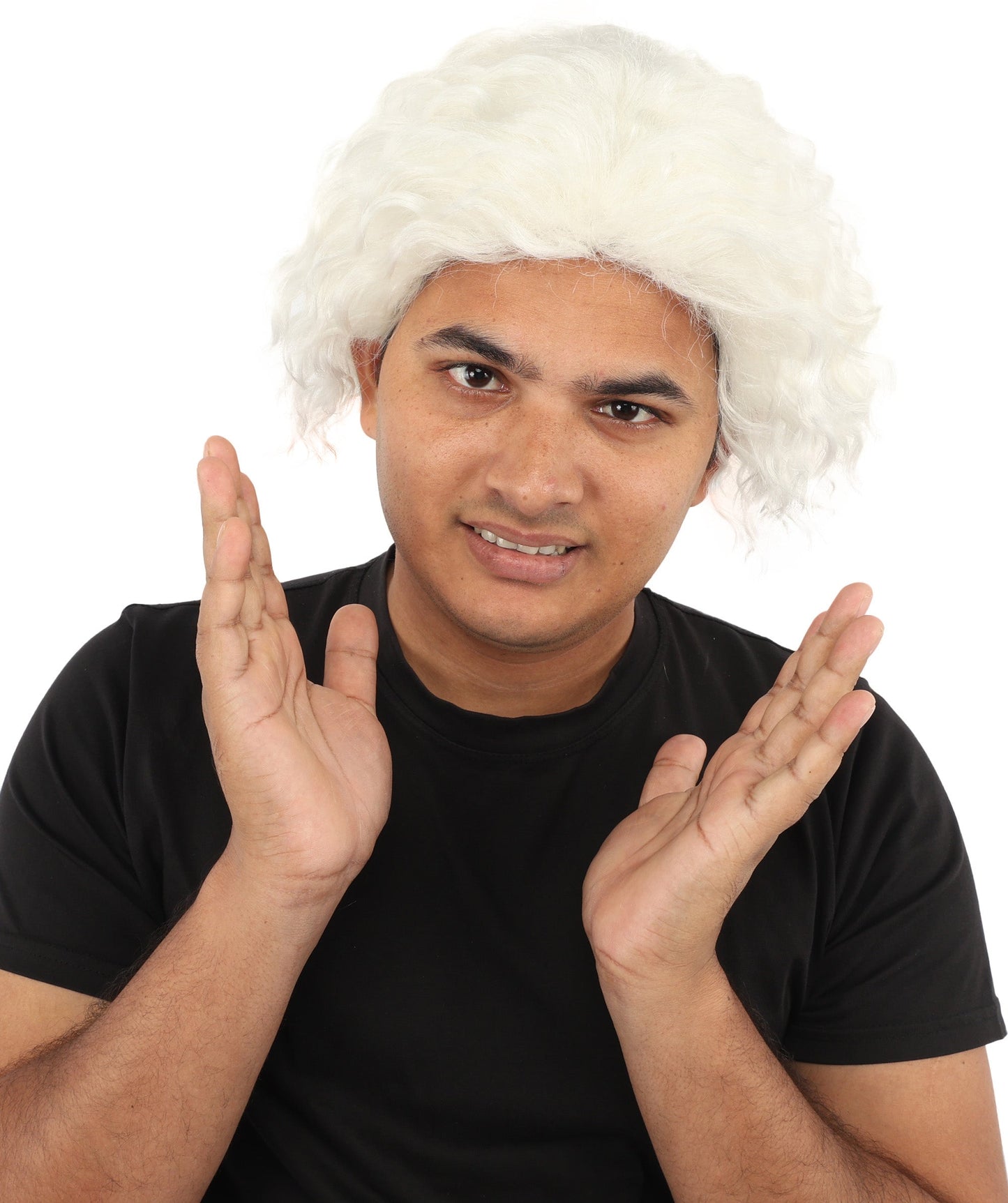 HPO Adult Men's Messy Wavy Shag Wig | Multiple Color Options | Create of synthetic fiber, relaxed tousled volume, breathable base | Party, Halloween, theater, drag, performance, costume events