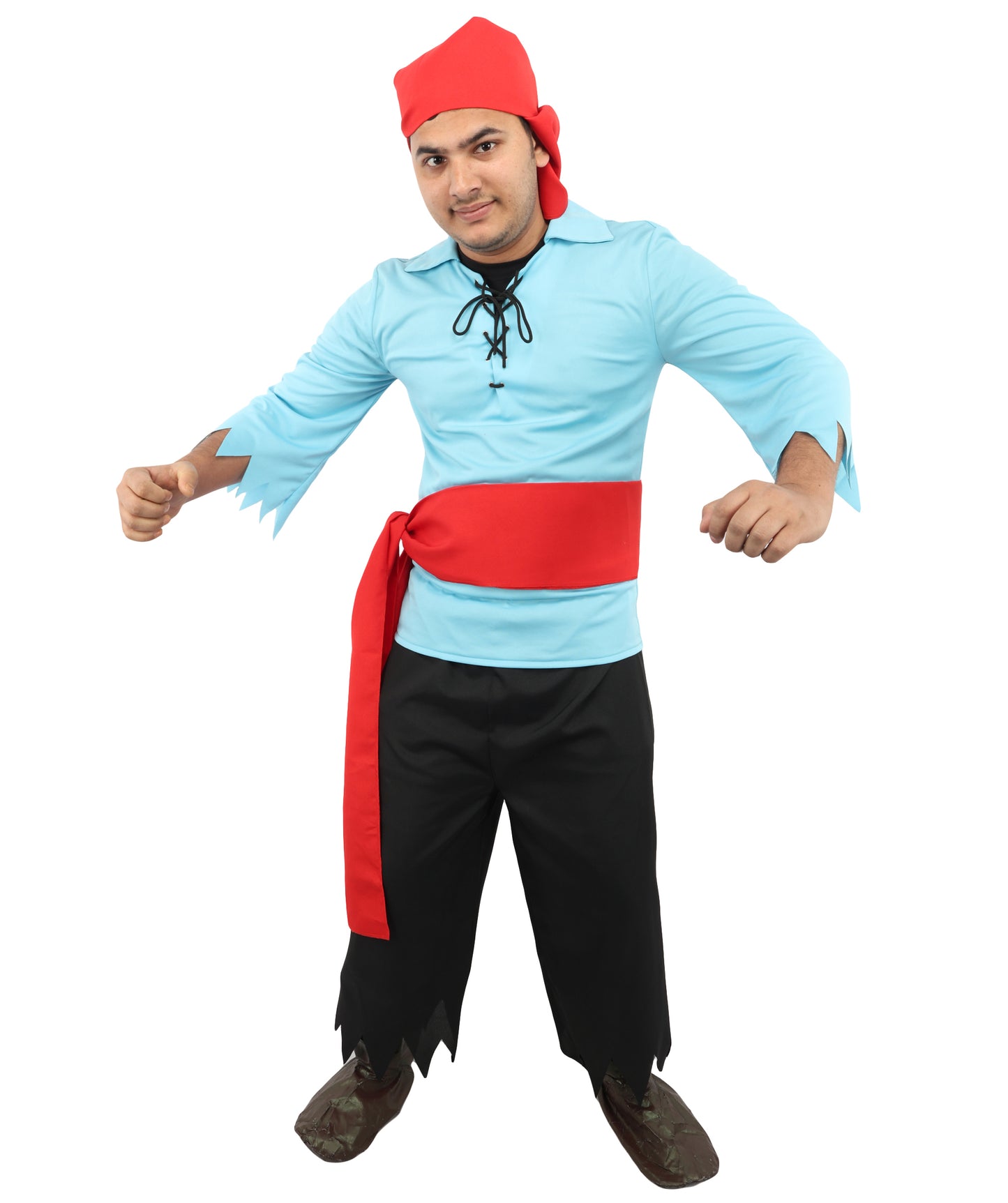 HPO Leg Avenue Men's Pillaging Pirate Costume - Authentic Pirate Outfit with Hat and Accessories, Perfect for Themed Events