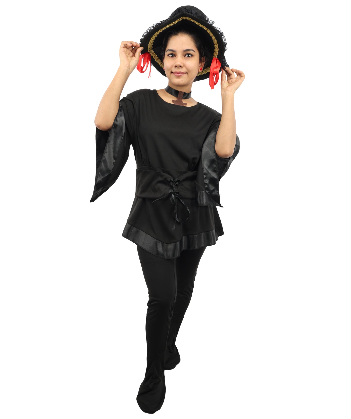 HPO Women's Dare to Wear Buccaneer Black Costume| Pirate-Themed Outfit