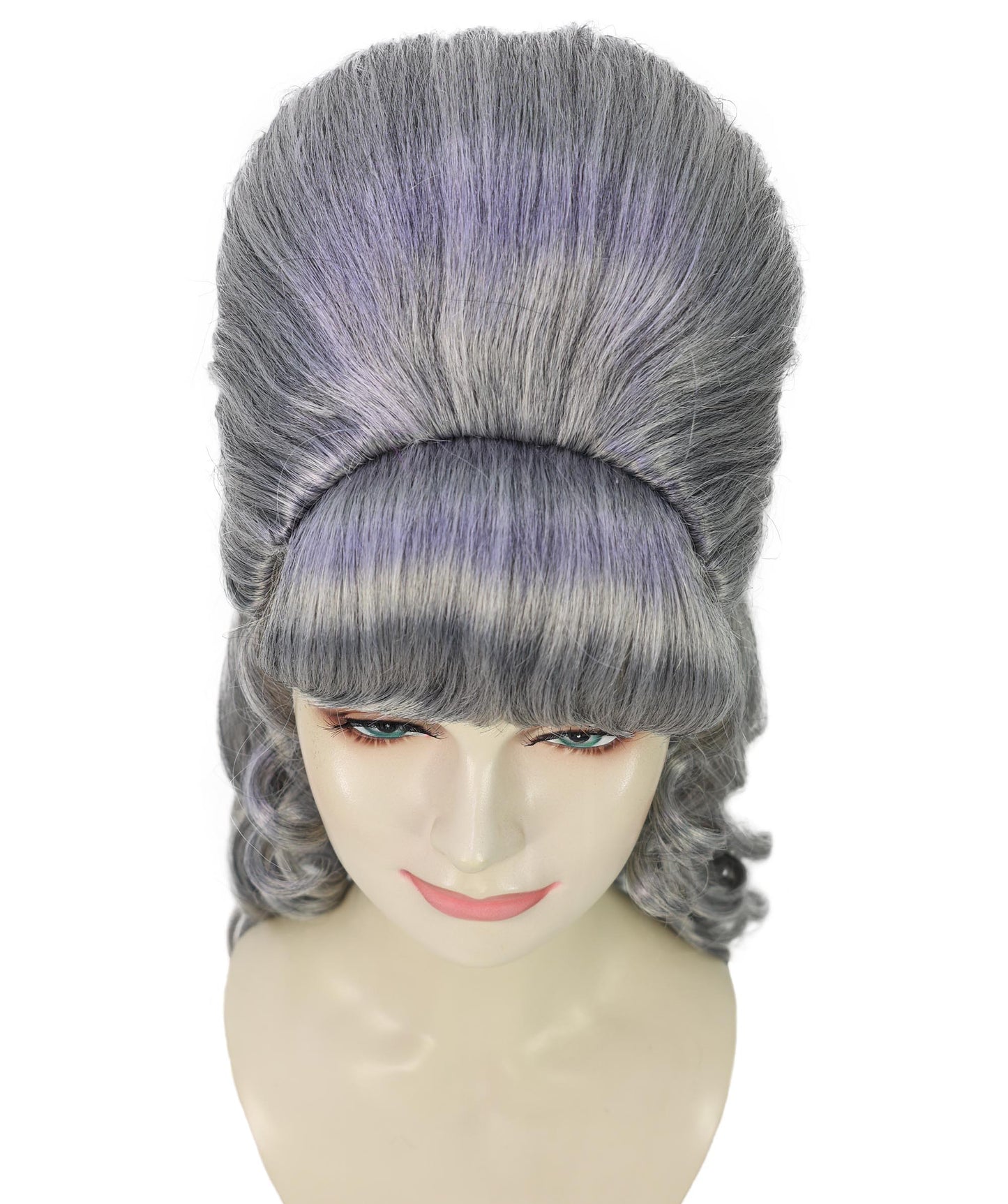 HPO Women's Class 60's Brown Half Updo Wig with Ponytail | Halloween  Wig | Flame-retardant Synthetic Fiber