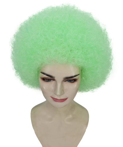 Adult Unisex Big Curly Afro Wig | Bold Costume Hair for Halloween, Cosplay, and Themed Parties | Multiple Color Options
