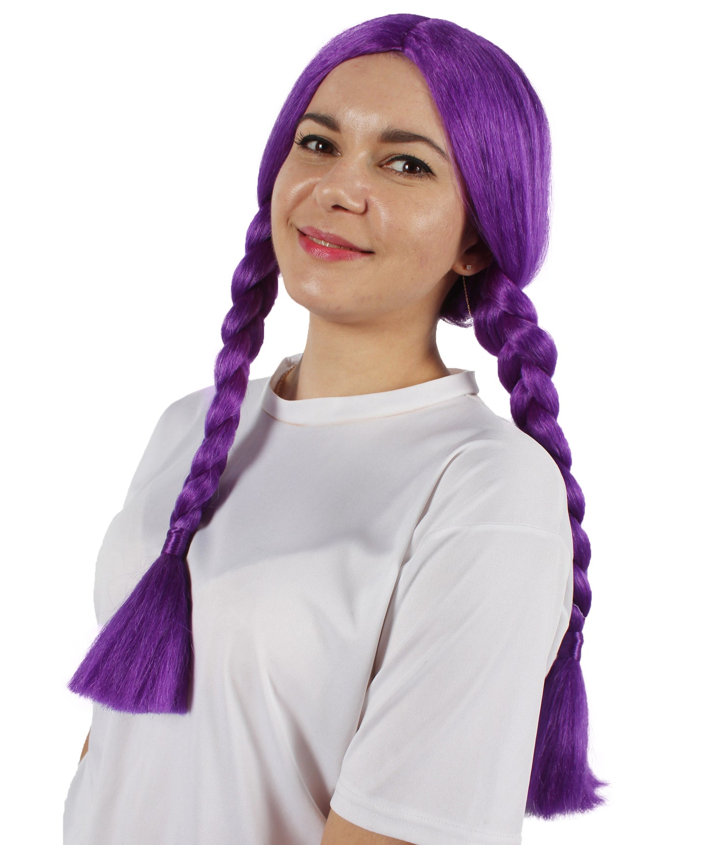 HPO Women's  Braided Gothic Wig | Multiple Color Collections TV Movie Wigs | Premium Breathable Capless Cap