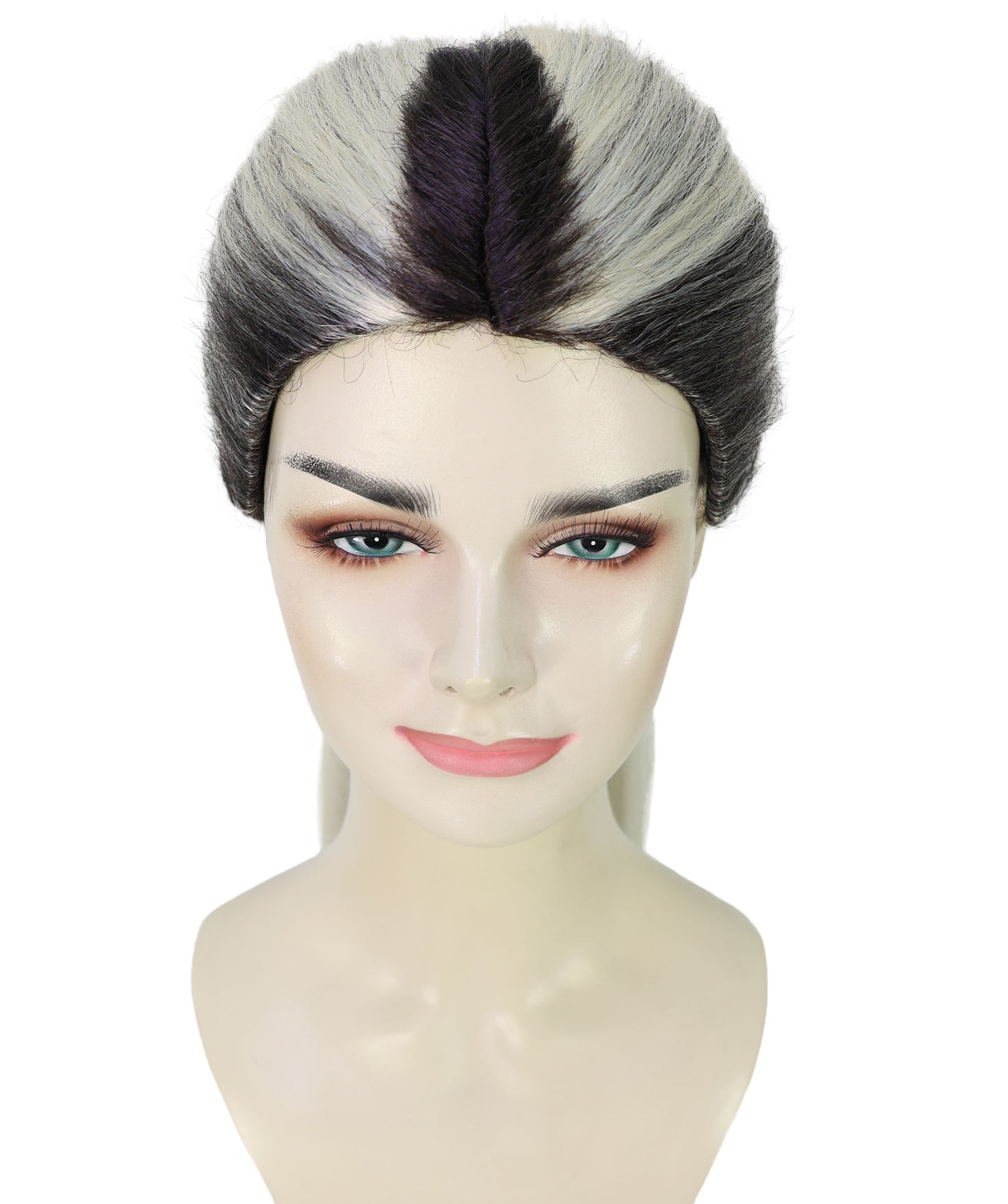HPO Women’s Long Ponytail Wig | High Black & Blonde Ponytail Wig | Capless Cap Design
