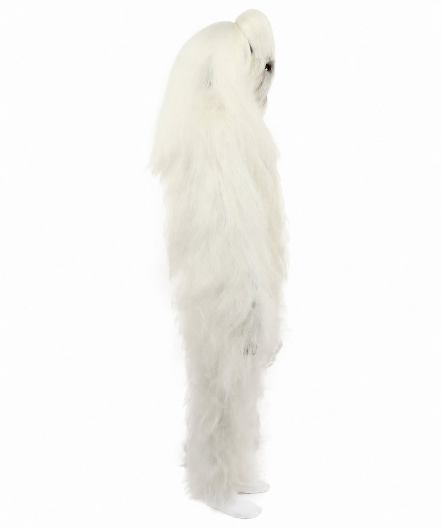 HPO Teen Extreme Hairy Person Costume Bundle & Mask Set - Full-Body Hair Suit Extra-Long Costume Wig for Halloween, Cosplay & Parties - Multiple Color Options