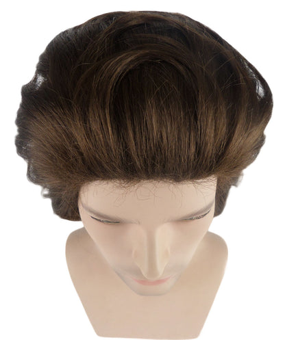 HPO 80's Mullet Wig | Brown Retro Wigs | Premium Breathable Capless Cap