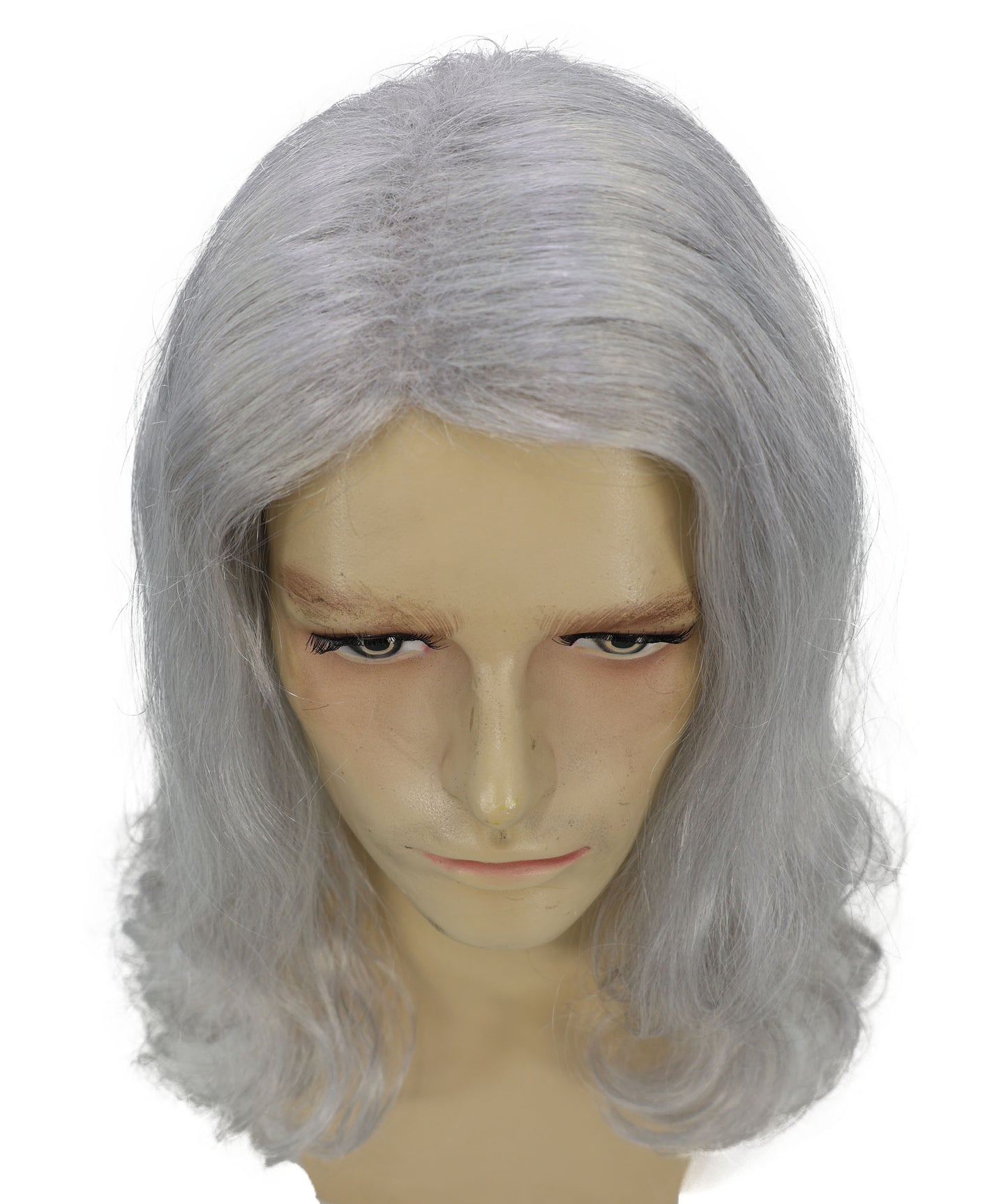 Men's Brown Barebone Medium Wavy Wig | Multicolor Options | Best for Halloween | Flame-retardant Synthetic Fiber