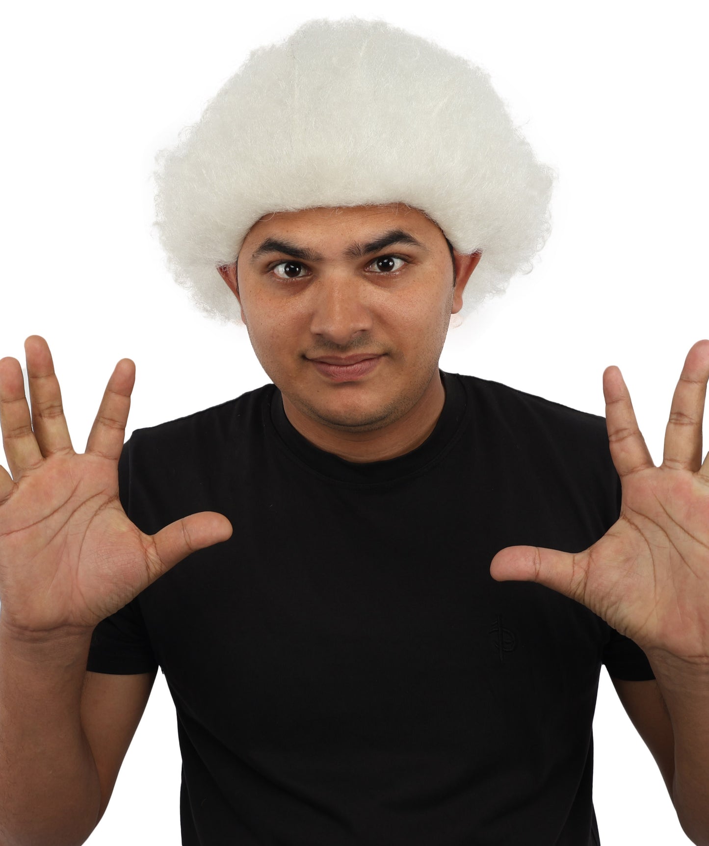 HPO Men's Wild Rocker Wig | Multicolor Options | Voluminous Frizzy Heavy Metal Hair, Two Tone Gradient & Breathable Cap | Halloween, Rock Troll Roleplay, 80s Costume, Theater & Concert Events