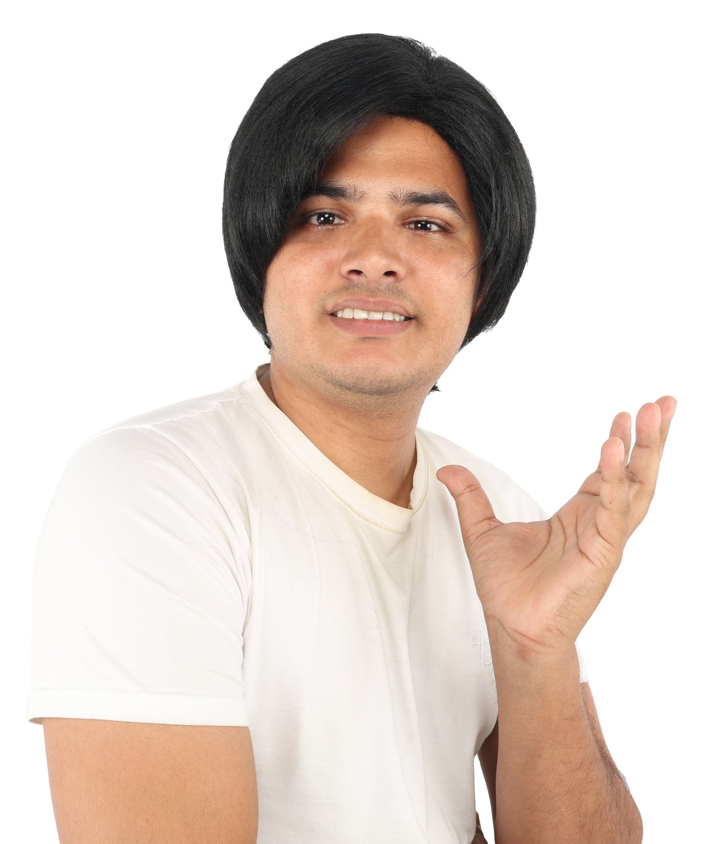 Men's Short Dramatic Texture Wig | Multiple Color Option | undercut, multi-layered messy styling | Halloween, cosplay, drag, theatrical performances, and themed parties