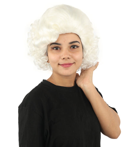 HPO Adult Women's Dame Edna Everage Wigs | Multiple Color Options | Drag Queen-Inspired Colorful Synthetic Hair for Parties, Stage Events | Breathable Capless Design