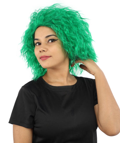 HPO Adult Women’s 15-Inch Curly Wig | Multiple Color Options | Wavy Voluminous Style | Idal for Costume, Cosplay, and Themed Events
