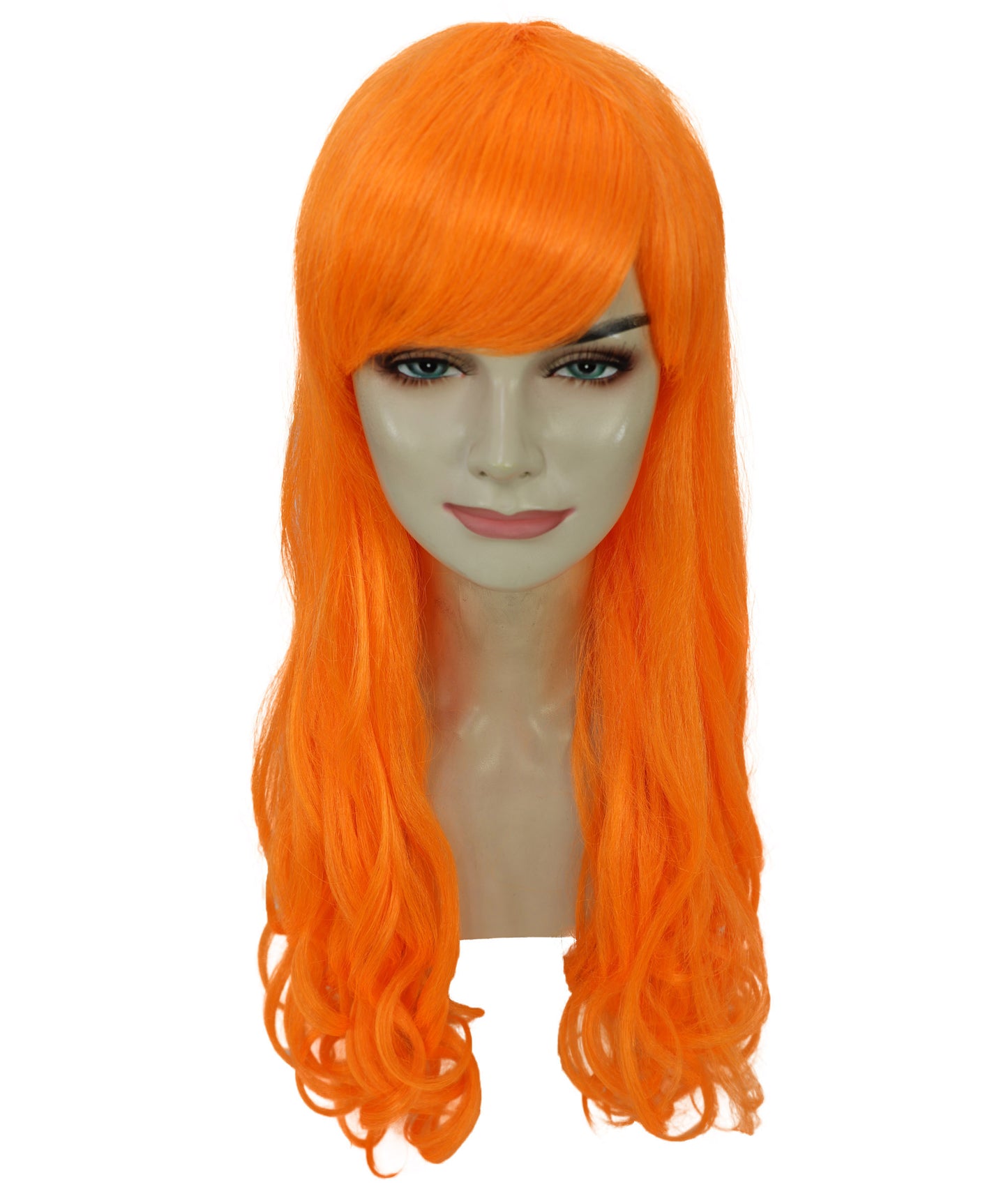 HPO Women's 60's Long Multiple Hippie Groovy Wig, Flame-retardant Synthetic Fiber