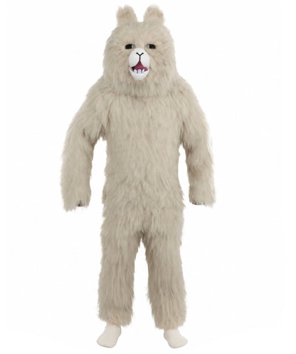 HPO Men’s Grey Animal Costume Bundle & Mask Set | Fluffy Creature Outfit & Hair for Cosplay & Roleplay | Plush Character  Costumes for Parties, Photo Shoots & Themed Events