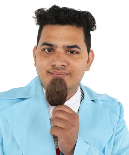 Men's Goatee Synthetic Fiber with Human Hair Blend Beard