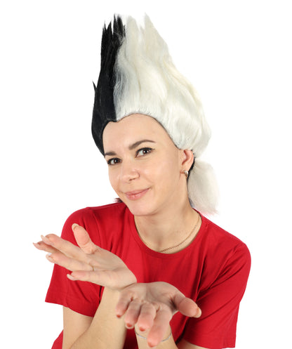 Womens Mermaid Witch Wig | White Storybook & Fairytale Wigs | Premium Breathable Capless Cap