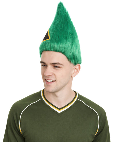 Men's Flag Troll Wig | Premium Breathable Capless Cap