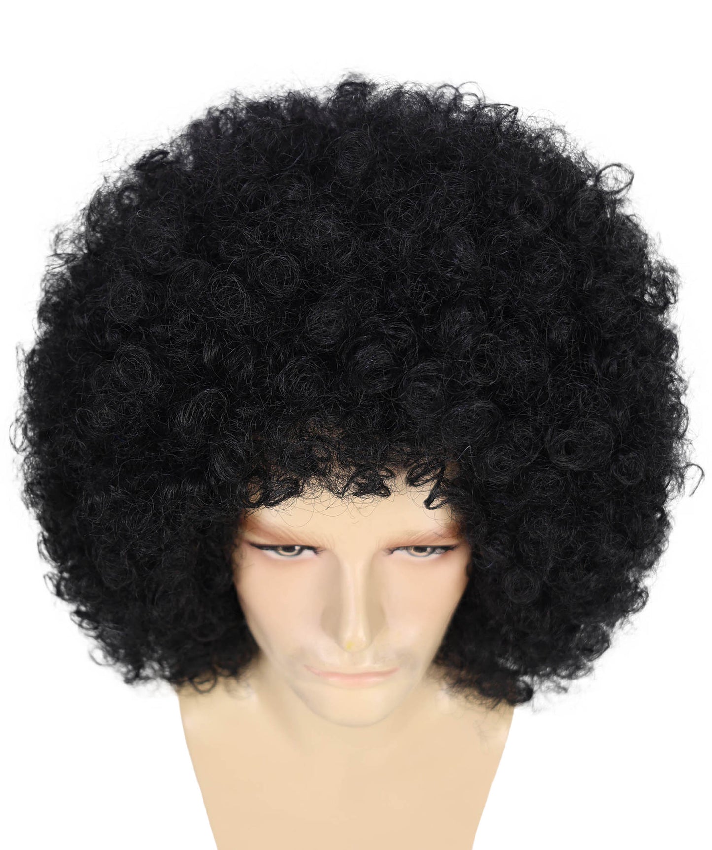 Men’s Big Curly Afro Wig | Bold Hair for Halloween, Themed Parties | Multiple Color Options