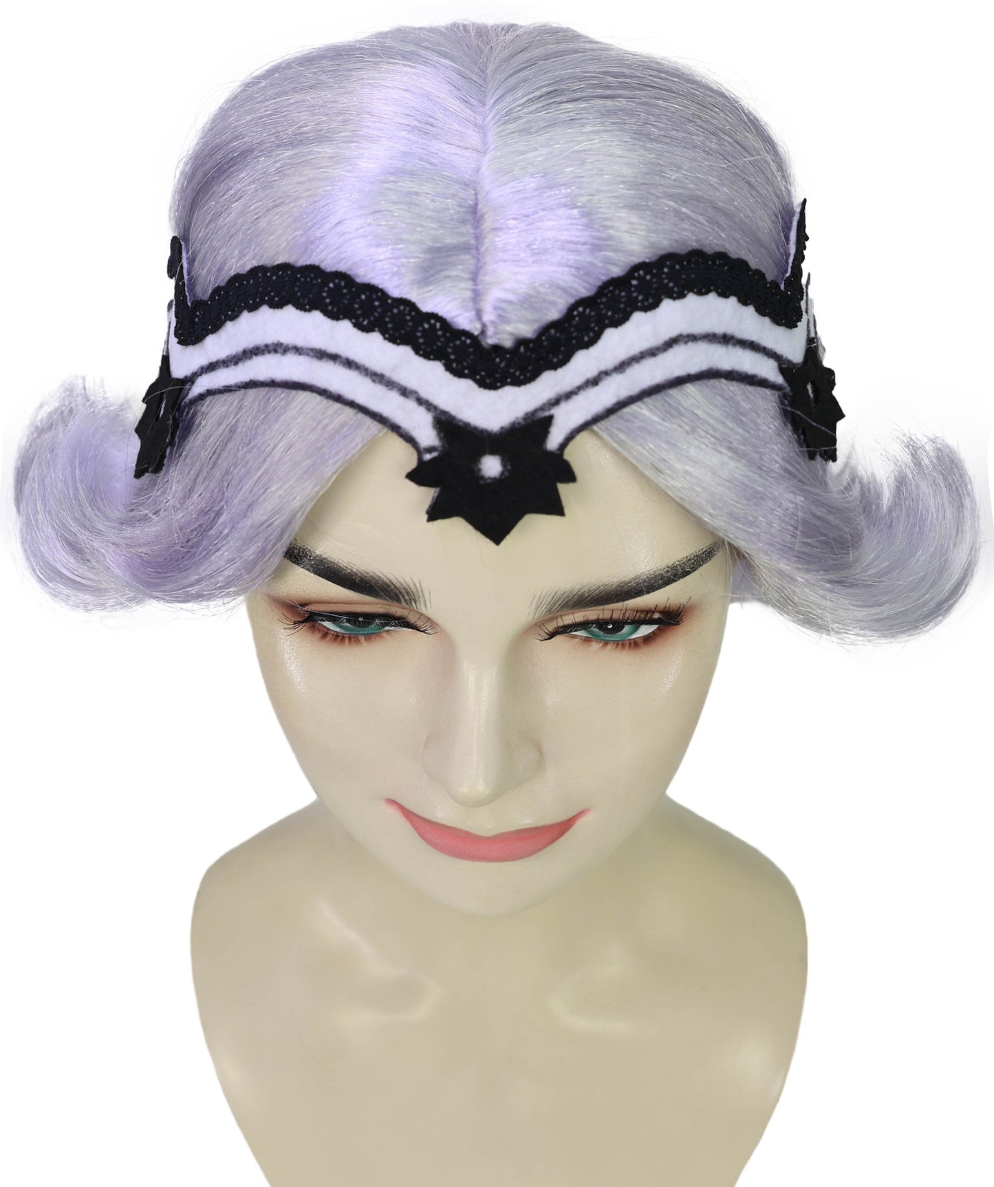 HPO Women's 1920s Flapper Wig with Feather Headband | Short Bob Costume Hair for Gatsby, Speakeasy & Roaring Twenties Parties