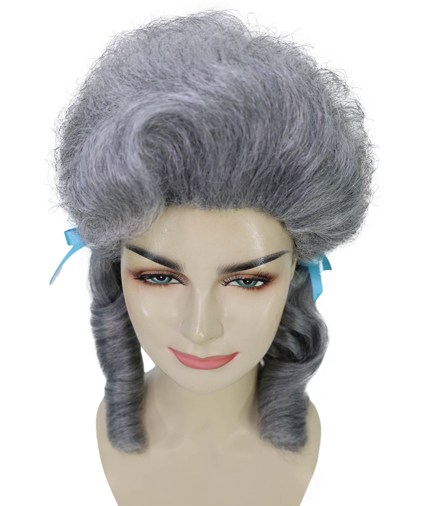 HPO Women’s Classic Elly May Clamped Multiple Wig With Two Blue Hair Ribbons