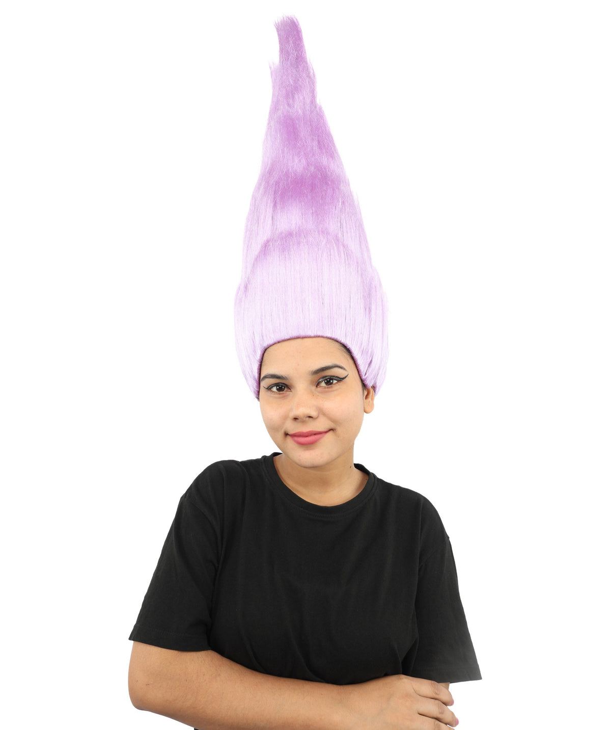 HPO Adult & Teen Women's Tall Cone Wig | Multicolor Options, create of synthetic fiber, extremely tall smooth pointed texture, breathable base | Party, Halloween, theater, drag, performance, costume events