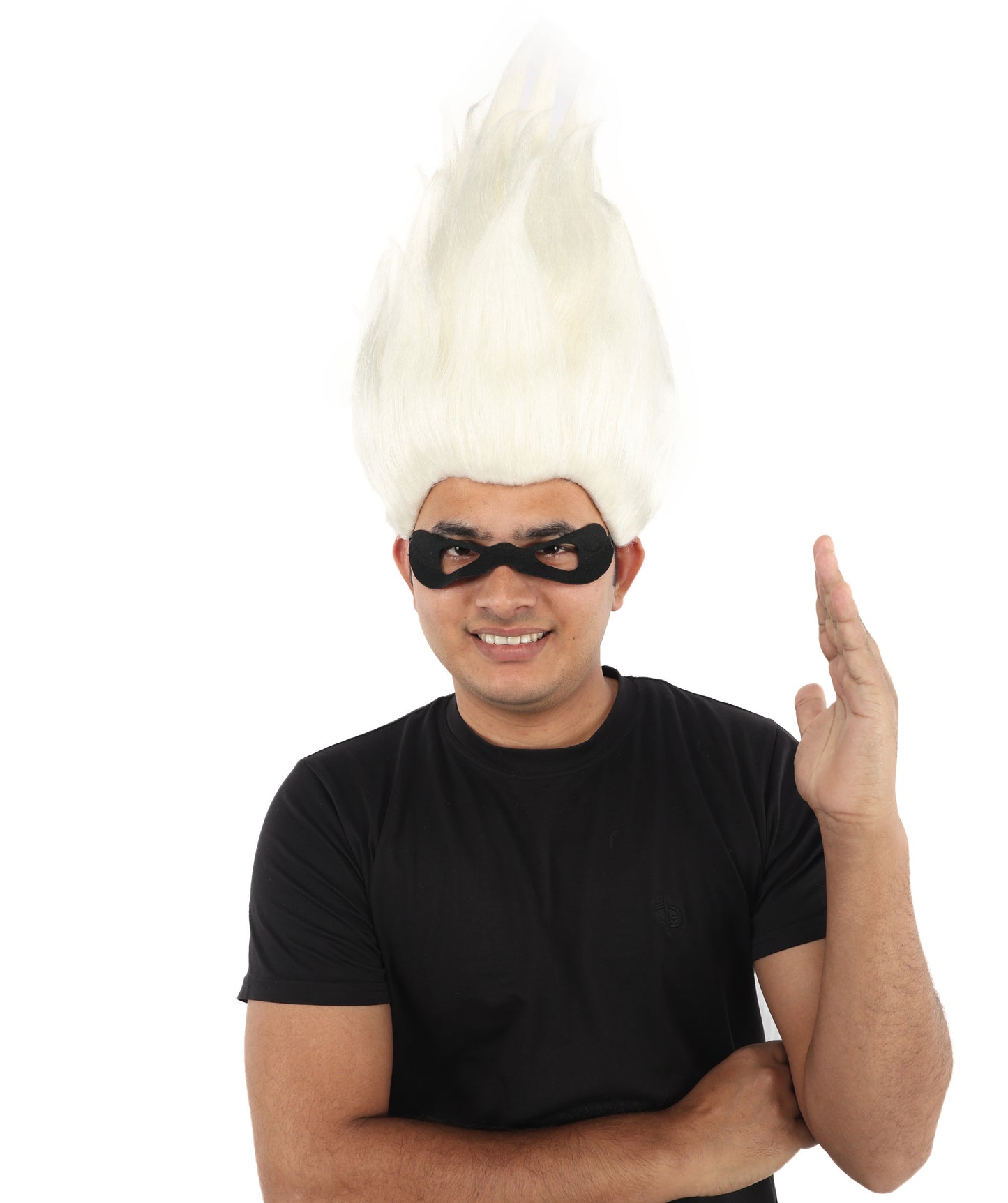 HPO Animated Movie Supervillain Wig , Troll Wig , Premium Breathable Capless Cap