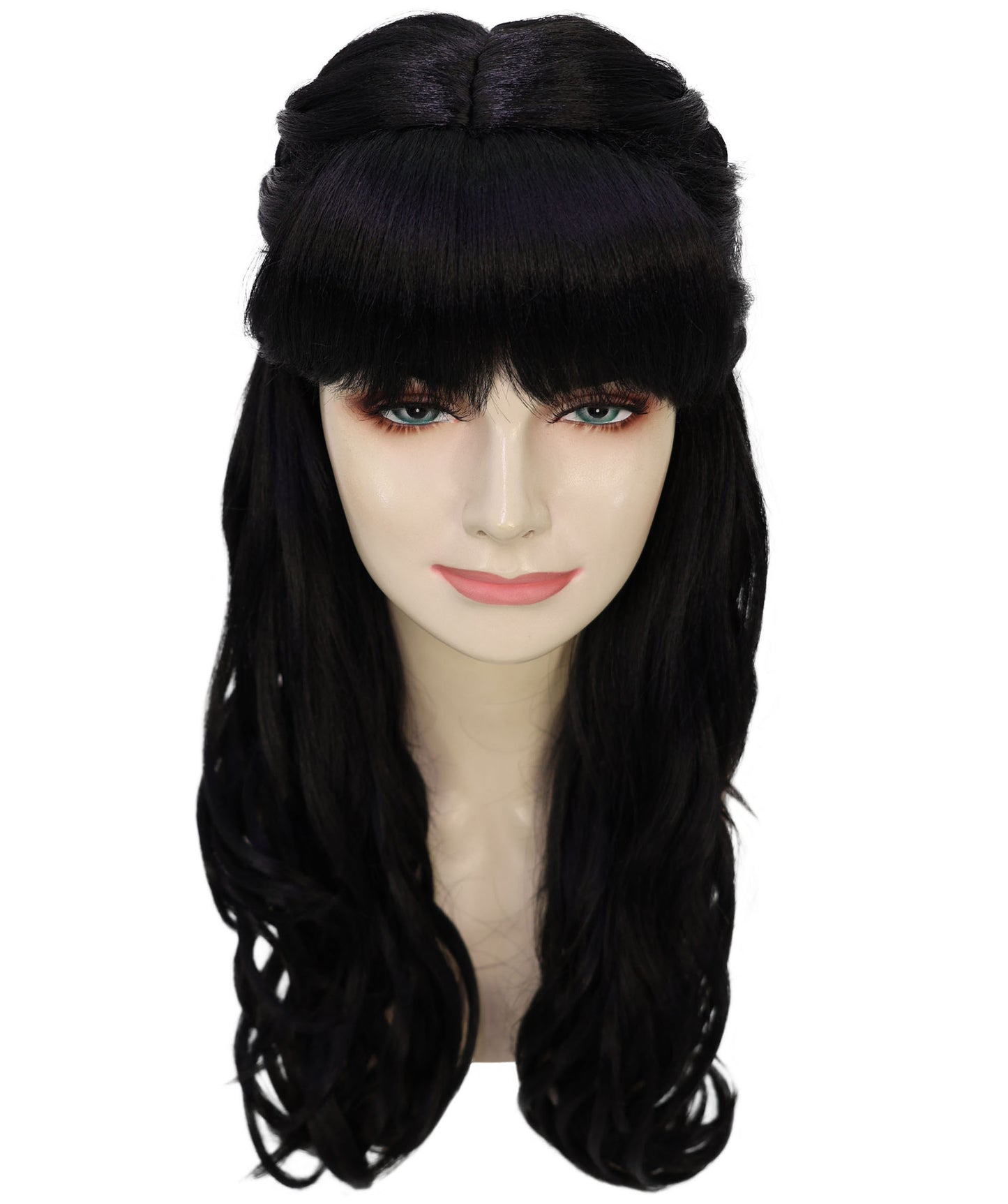 HPO Women's Curly Long Length Trendy Keepsake Multiple Color Options Wig