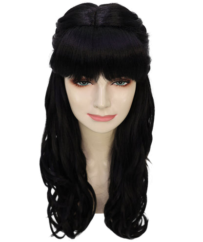 HPO Women's Curly Long Length Trendy Keepsake Multiple Color Options Wig