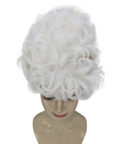 HPO Women Long Curly Ombre Wig | Heat-Resistant Costume Hair for Parties & Halloween | Breatheble Capless Cap