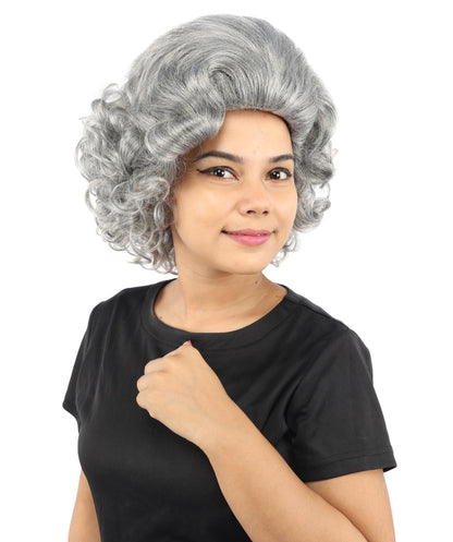 HPO Adult Women's Dame Edna Everage Wigs | Multiple Color Options | Drag Queen-Inspired Colorful Synthetic Hair for Parties, Stage Events | Breathable Capless Design
