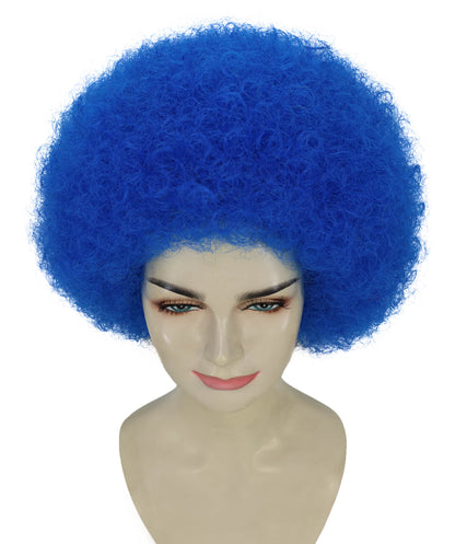 Adult Unisex Big Curly Afro Wig | Bold Costume Hair for Halloween, Cosplay, and Themed Parties | Multiple Color Options