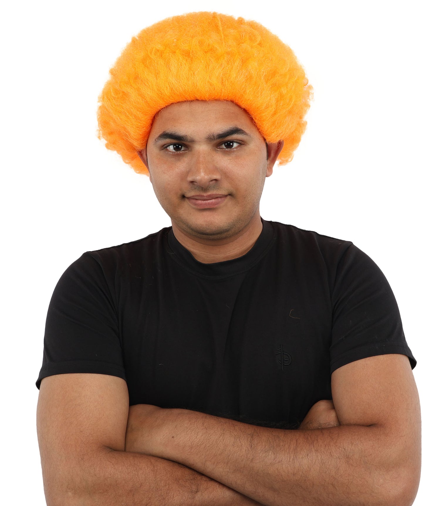 HPO Men's Wild Rocker Wig | Multicolor Options | Voluminous Frizzy Heavy Metal Hair, Two Tone Gradient & Breathable Cap | Halloween, Rock Troll Roleplay, 80s Costume, Theater & Concert Events
