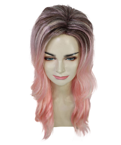 HPO  Women's Classic 90's Popstar Multiple Wig – Layered, Flirty Hairpiece with Pigtails, Perfect for Channeling a Retro Pop Icon Look, Premium Breathable Capless Cap