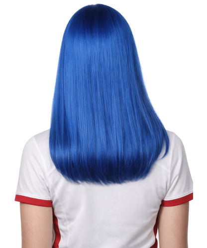 Australian Flag Sport Party Long Bob Wig | Premium Breathable Capless Cap