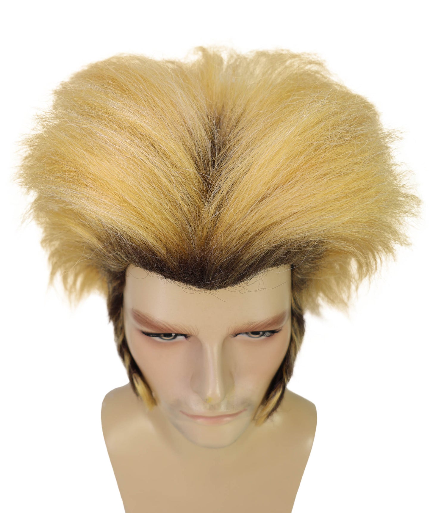 HPO Adult Men’s Brown Wild Werewolf Wig | Ideal for Halloween & animal-Themed  party | Flame-retardant Synthetic Fiber