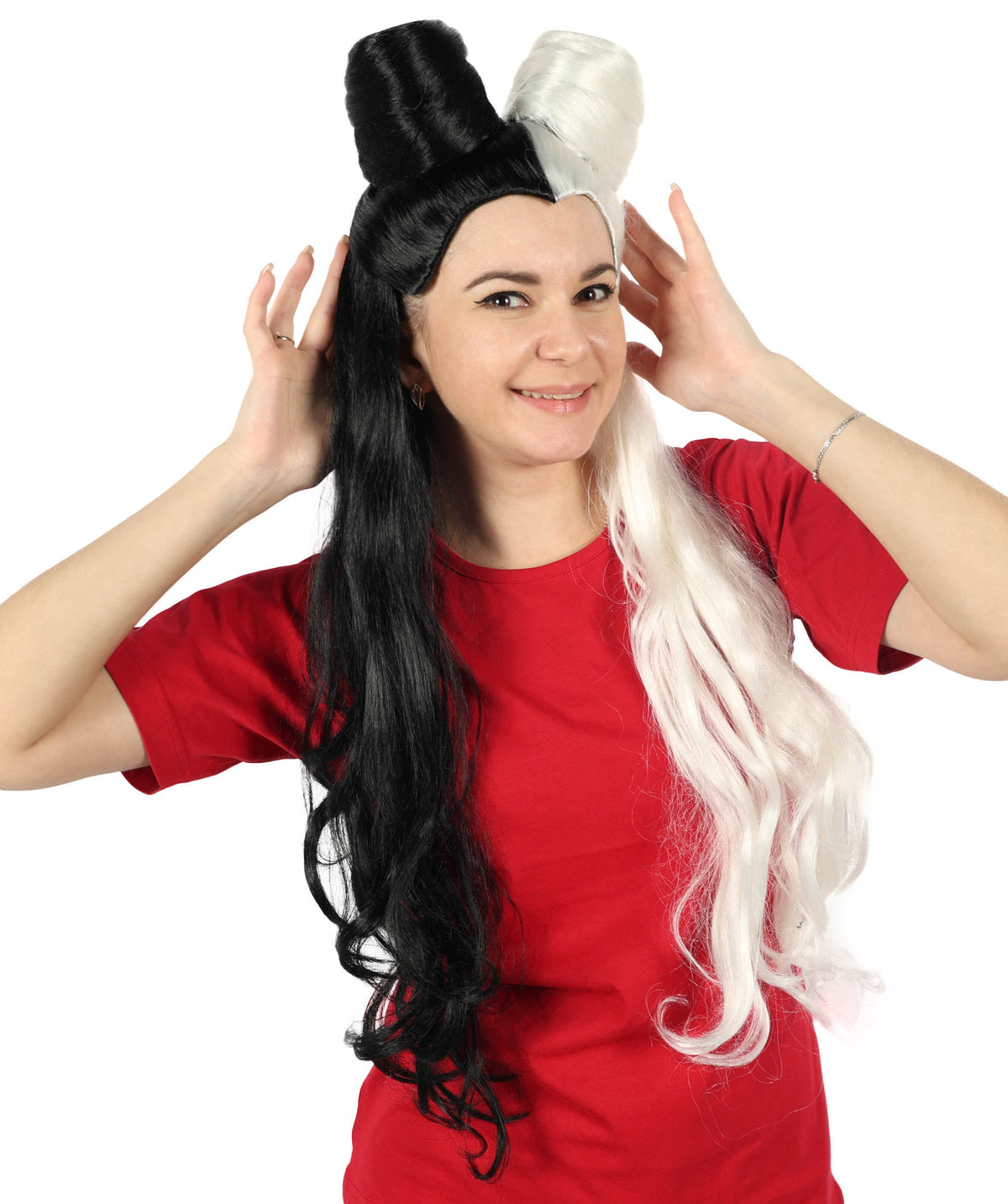 HPO Poison Wig , Red Fancy Wig , Premium Breathable Capless Cap