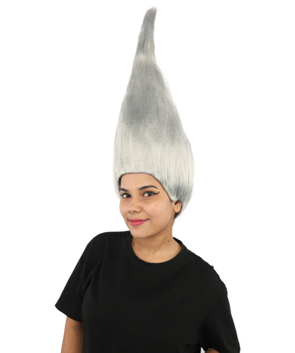 HPO Adult & Teen Women's Tall Cone Wig | Multicolor Options, create of synthetic fiber, extremely tall smooth pointed texture, breathable base | Party, Halloween, theater, drag, performance, costume events
