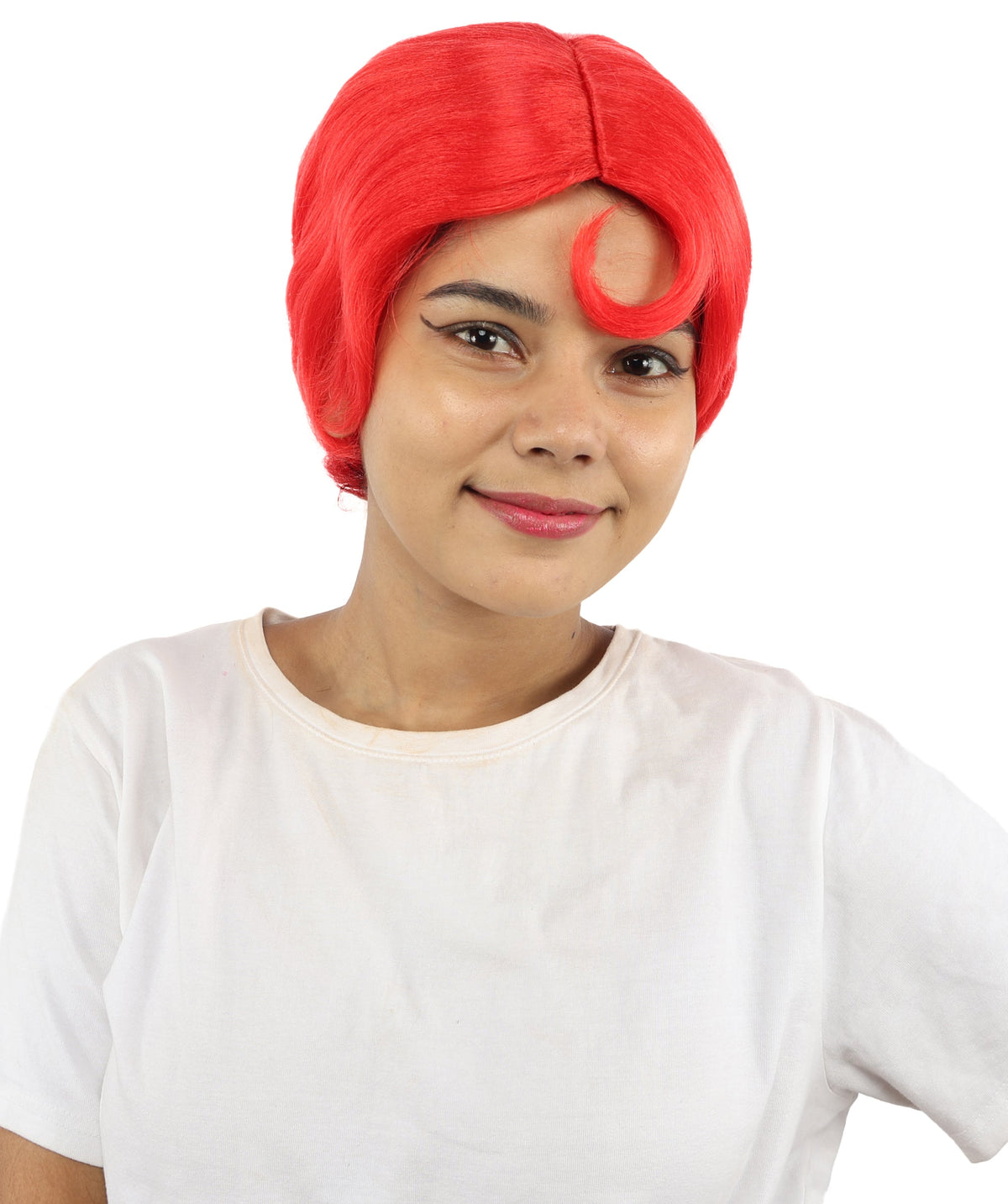 HPO Adult Women’s 10-Inch Short Wig | Multiple Color Options | Celebrity Hairpiece for Costume, Cosplay, and Themed Parties | Sleek and Modern Hairpiece for Versatile Looks