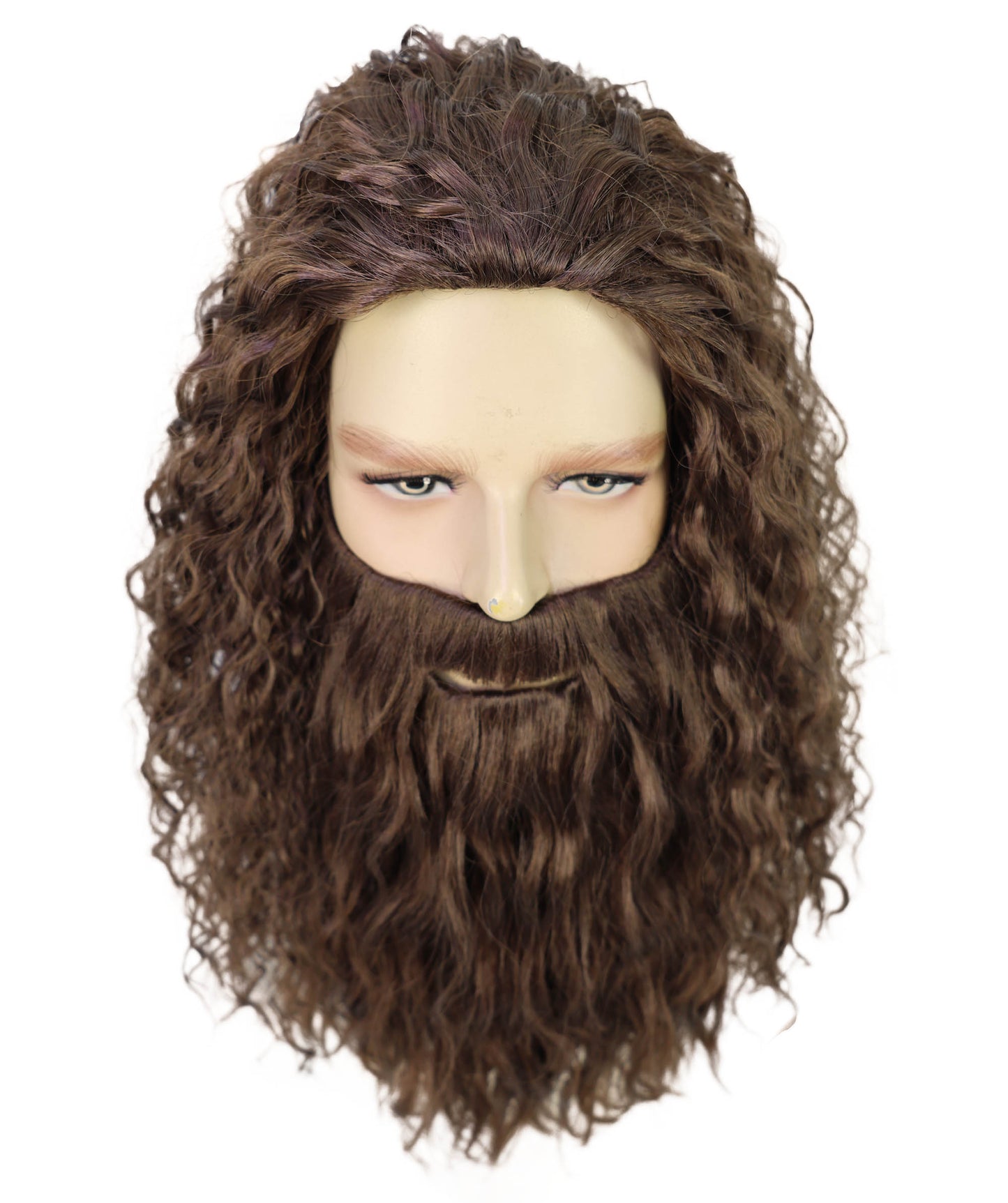 Santa Claus Grey Wig and Beard Set | White Christmas | Premium Breathable Capless Cap