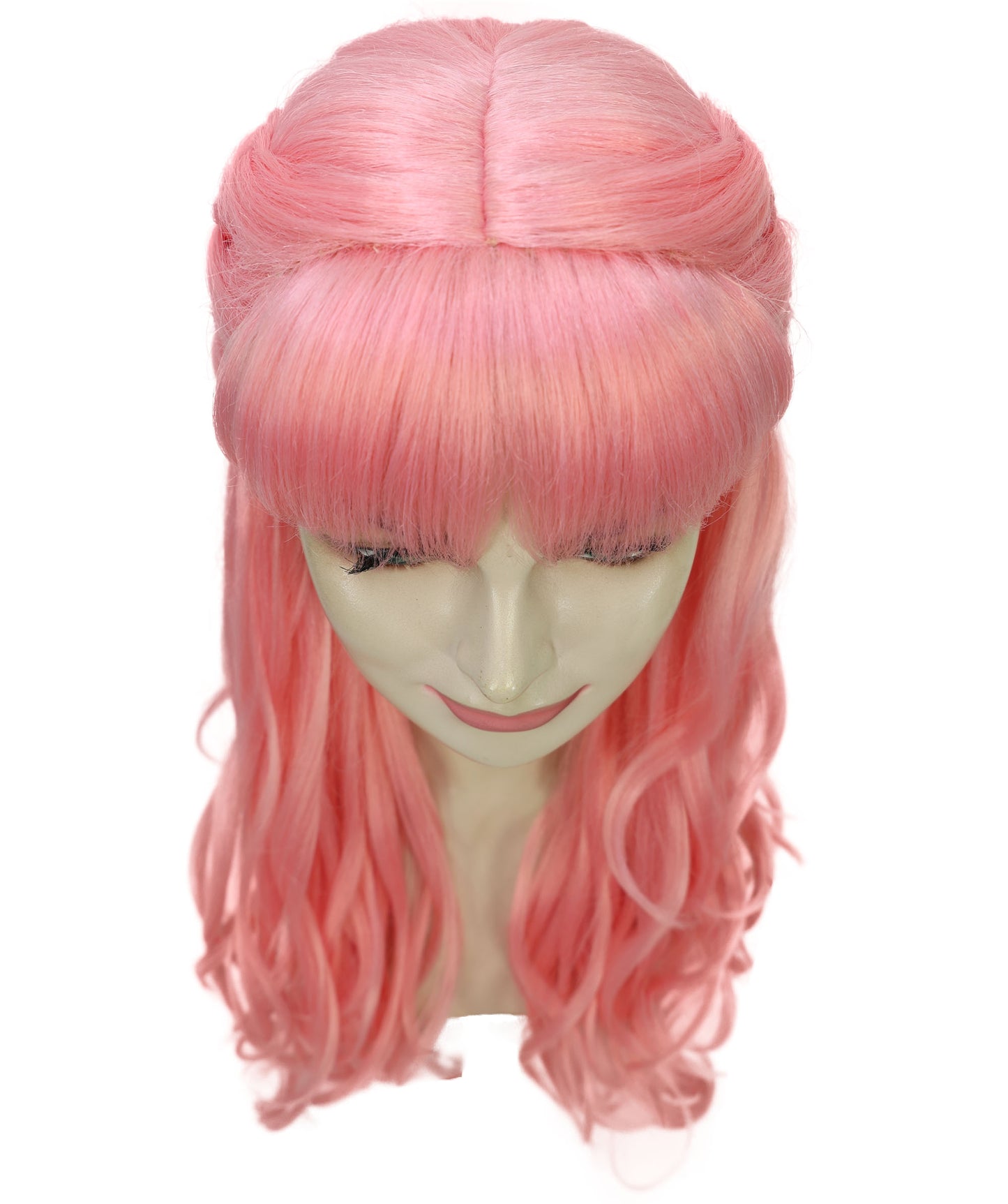 HPO Women's Curly Long Length Trendy Keepsake Multiple Color Options Wig