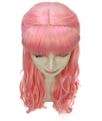 HPO Women's Curly Long Length Trendy Keepsake Multiple Color Options Wig