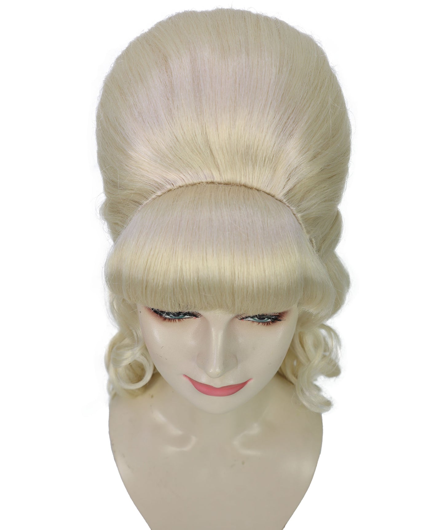 HPO Women's Class 60's Brown Half Updo Wig with Ponytail | Halloween  Wig | Flame-retardant Synthetic Fiber