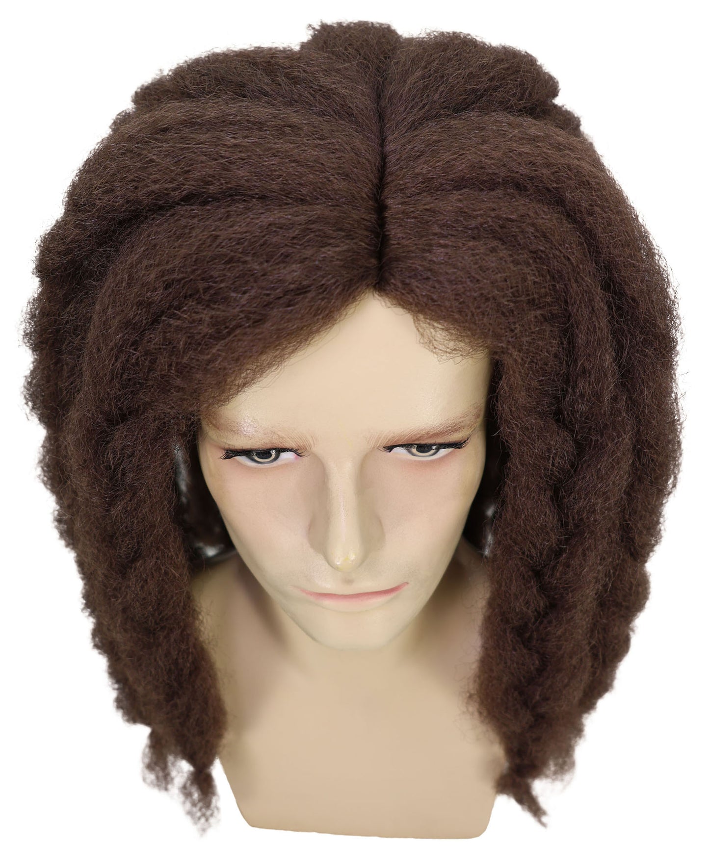 HPO Men's Famous Singer Black Dreadlocks Wig | Halloween Wig | Flame-retardant Synthetic Fiber