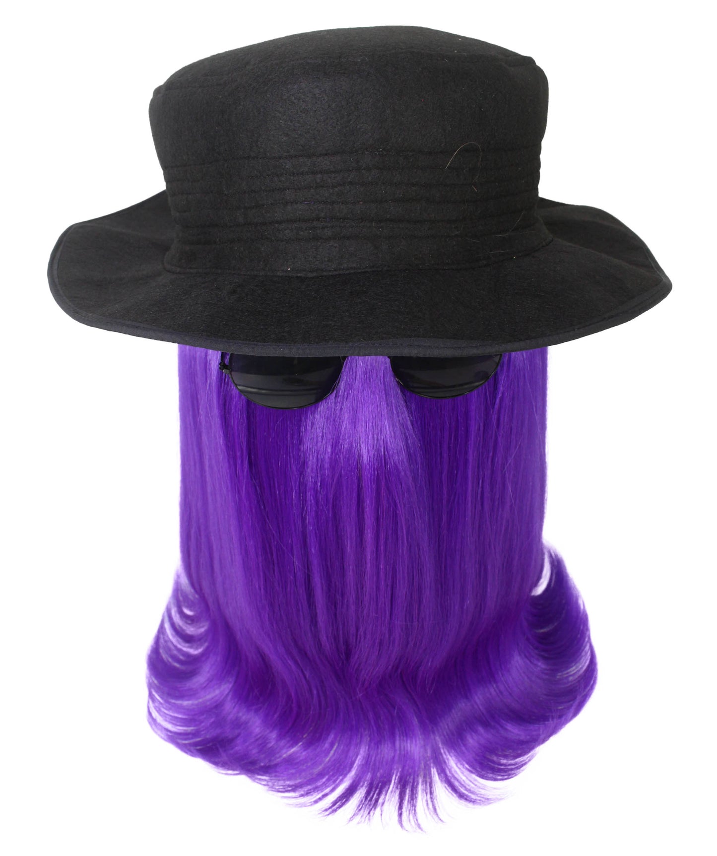 Purple Straight Creature Wig