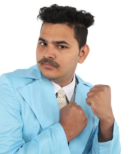 Men's Human Hair Moustache | Facial Hair Multiple Colours Option | HPO