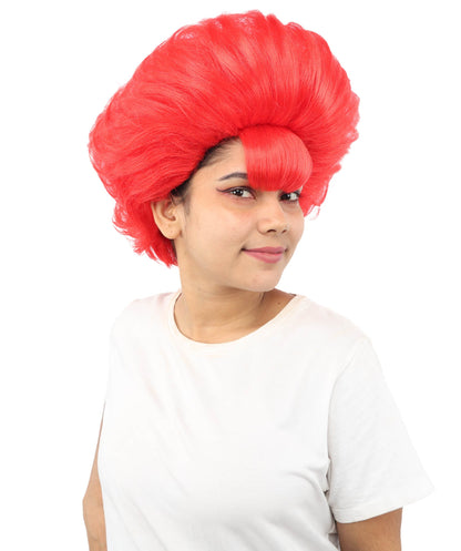 Women's Voluminous Retro Wig | Multiple Color Options, create of synthetic fiber, teased curly volume, breathable capless cap | Party, Halloween, theater, drag, performance, costume events