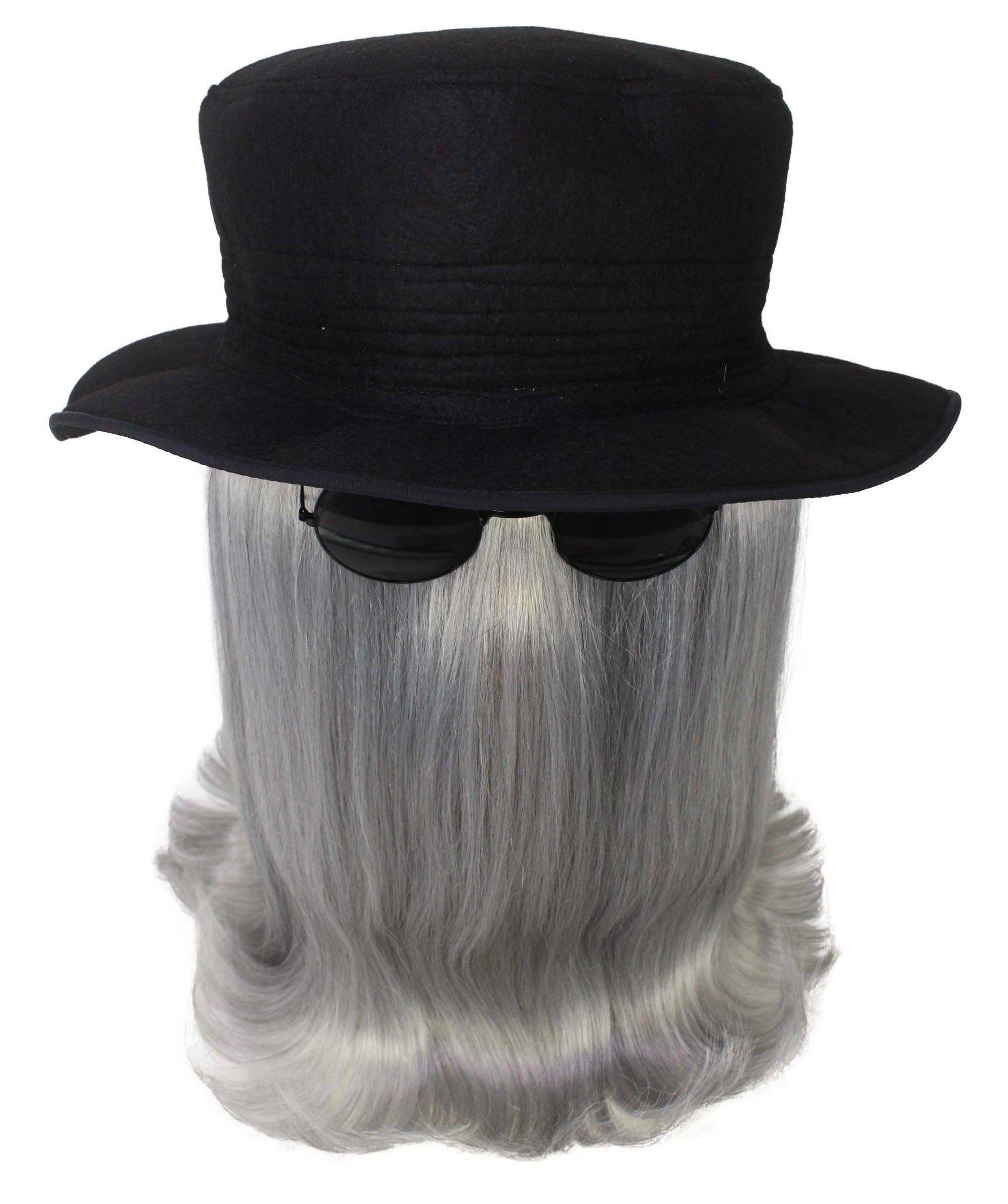 Dark Grey Straight Creature Wig