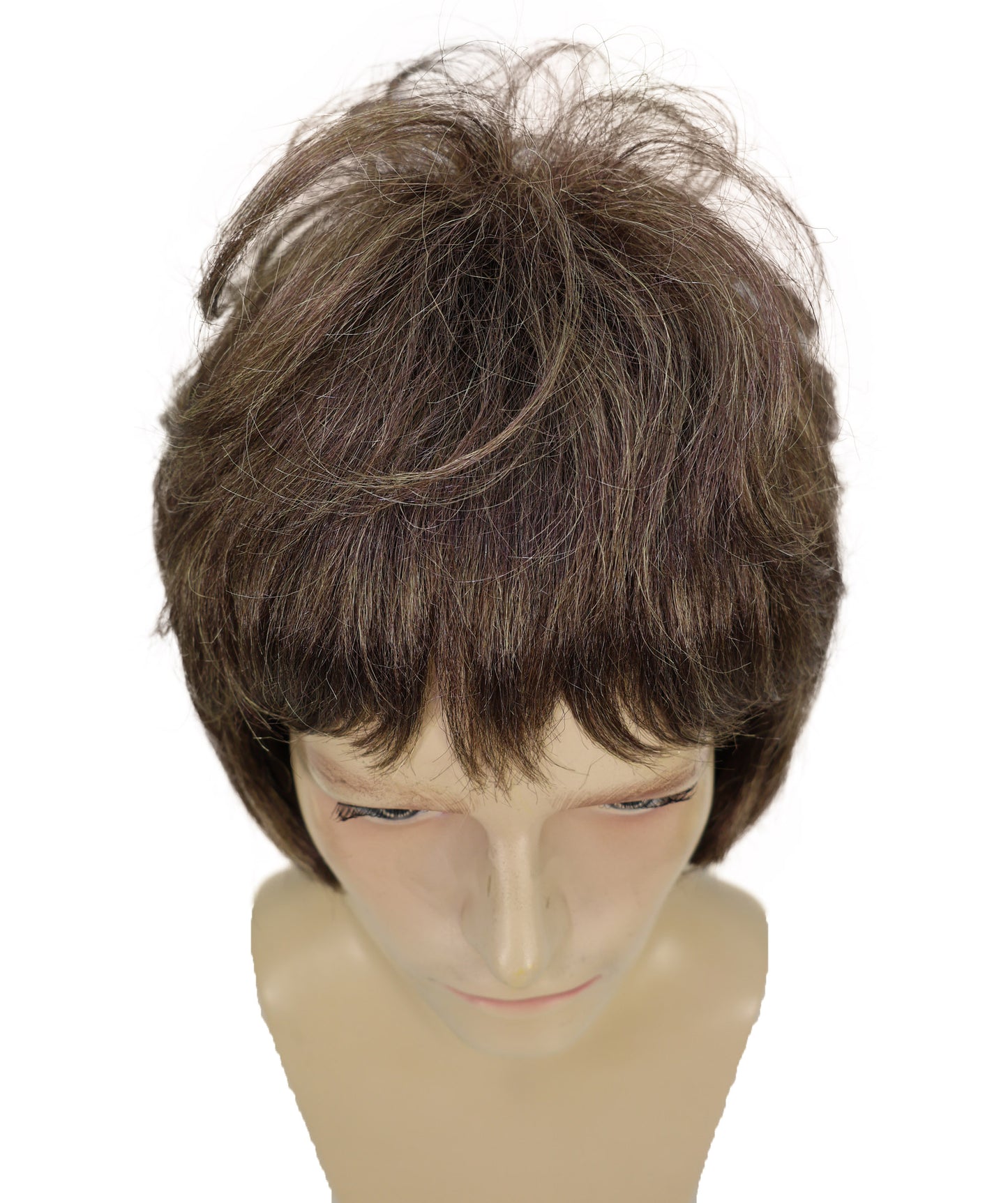 HPO Men's 80s 90s Rock Star Wig – Liam & Noel Gallagher Short Wavy Cosplay Wigs