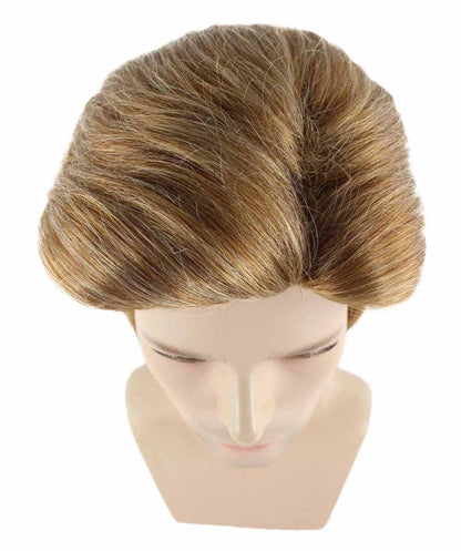 Men's 80's Mullet Wig Brown | Premium Breathable Capless Cap